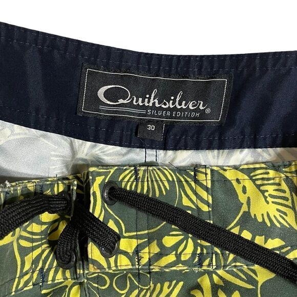 Quiksilver Silver Edition Tropical Board shorts Swimwear - Picture 8 of 8